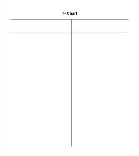 Printable T Chart